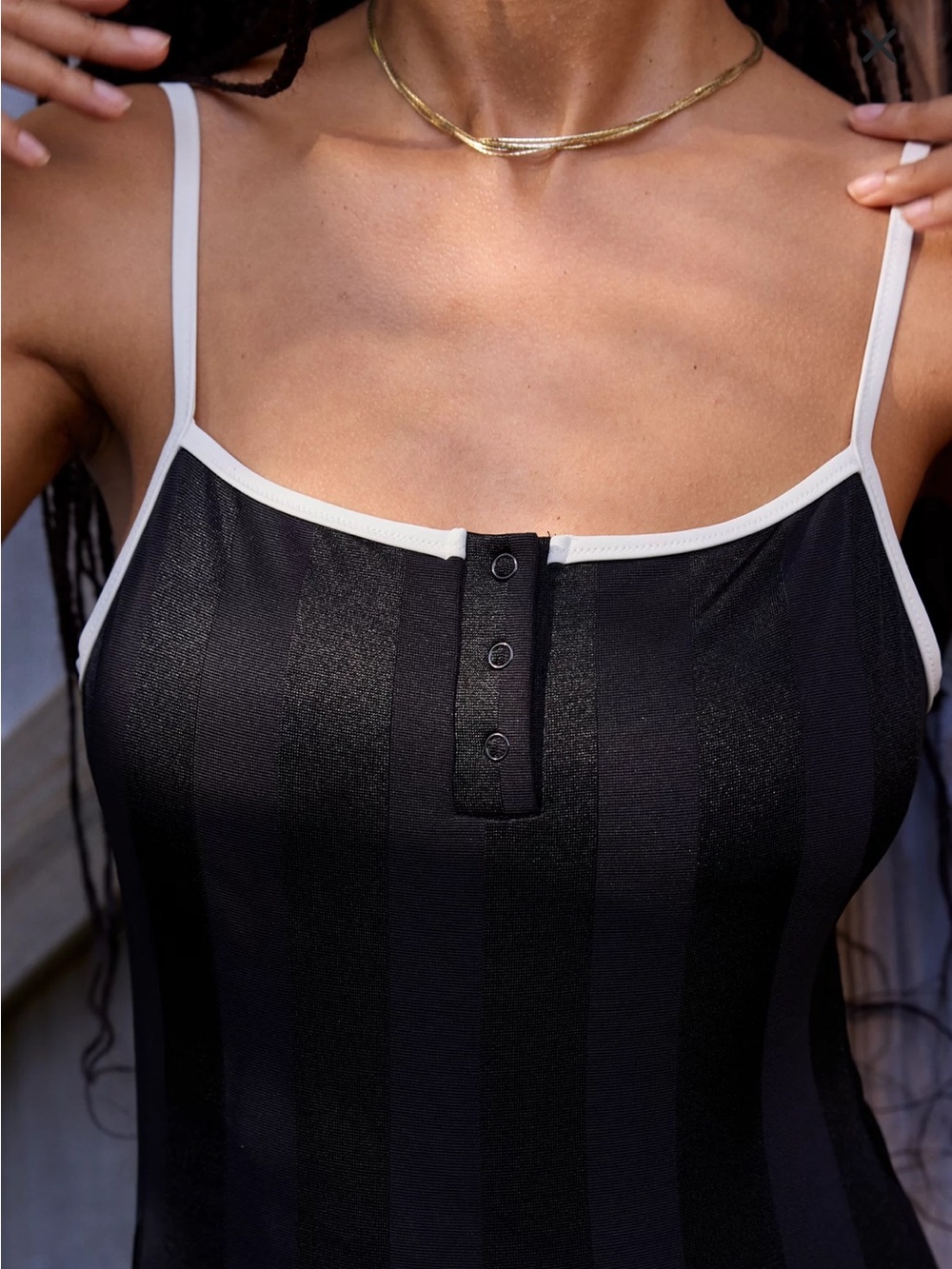 Aerie Shine Henley One Piece Swimsuit - Picture 5 of 13